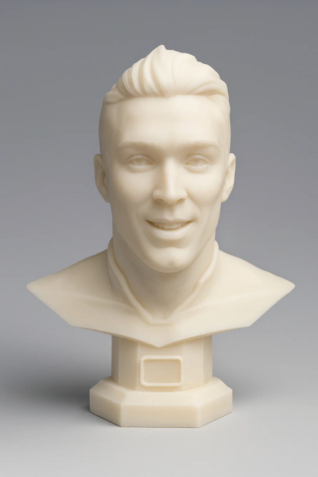 AI-designed custom head bust statue - 3D model design example